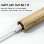 Luminária Recarregável com Sensor de Movimento