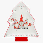 Conjunto de talheres Nordic Santa, pratos cerâmicos ocidentais Prato de lanche Presente de Natal criativo Copo de chaleira de chá em casa Frasco selado