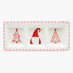 Conjunto de talheres Nordic Santa, pratos cerâmicos ocidentais Prato de lanche Presente de Natal criativo Copo de chaleira de chá em casa Frasco selado