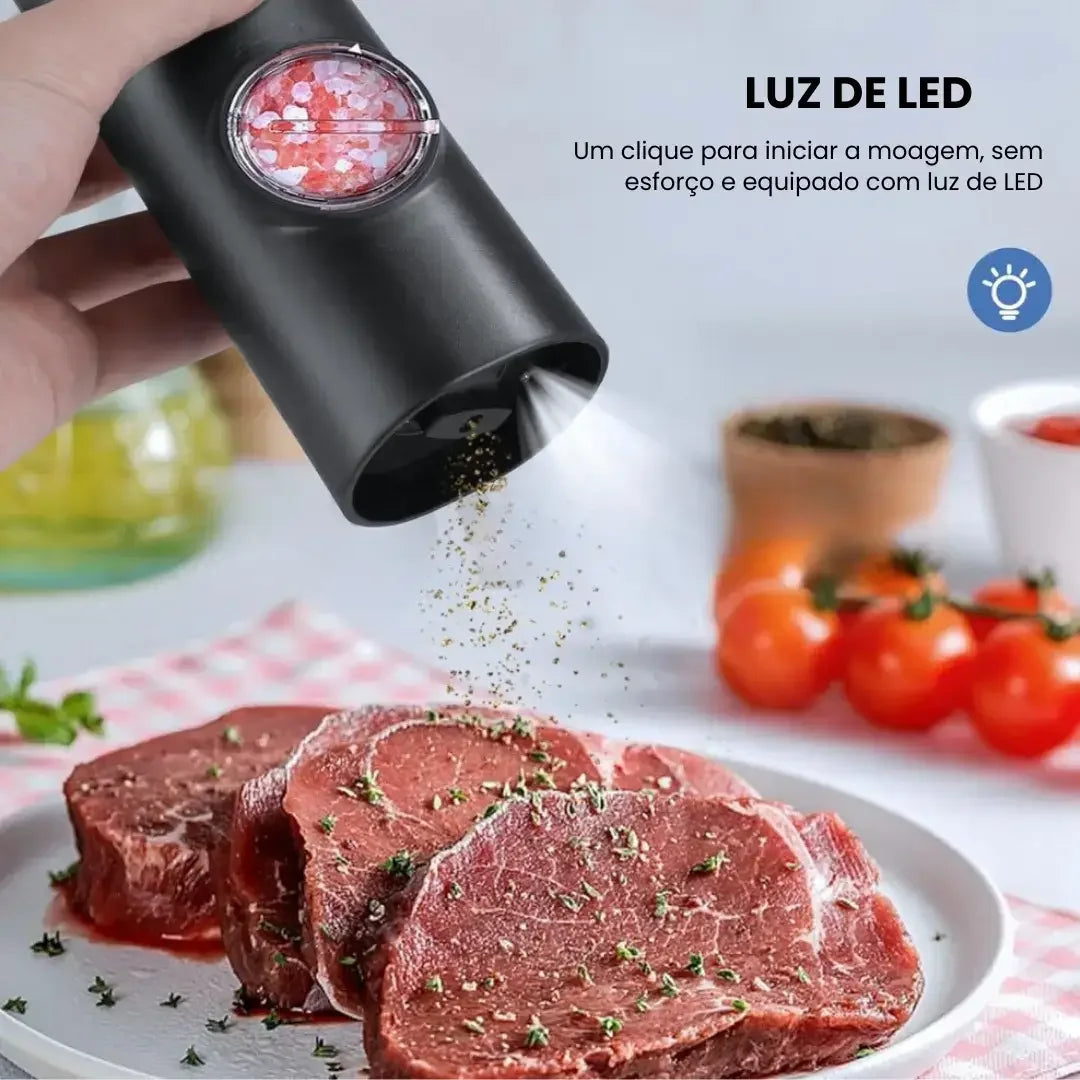 Moedor Automático de Sal e Pimenta