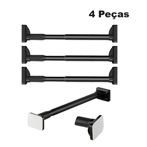 [Compre 2 Leve 4] Varal Multiuso Retrátil - 6 Metros de Abertura Cada + Brinde
