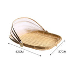Cesto Porta Pães de Bambu