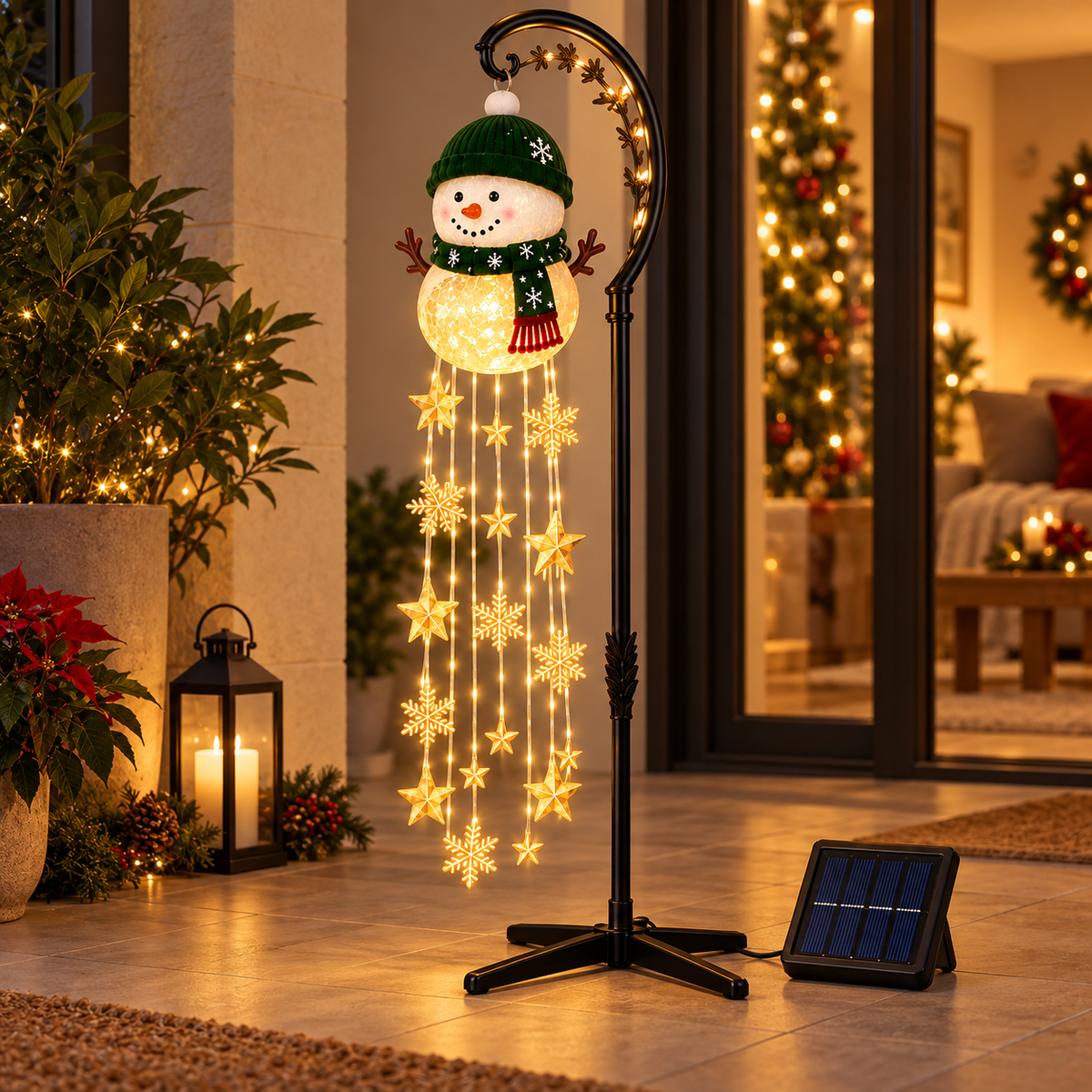 Boneco de Neve Chuva de Luz - Casa Lumi