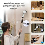 Escova Elétrica de Limpeza 9 em 1 com Cabo Extensor USB-C