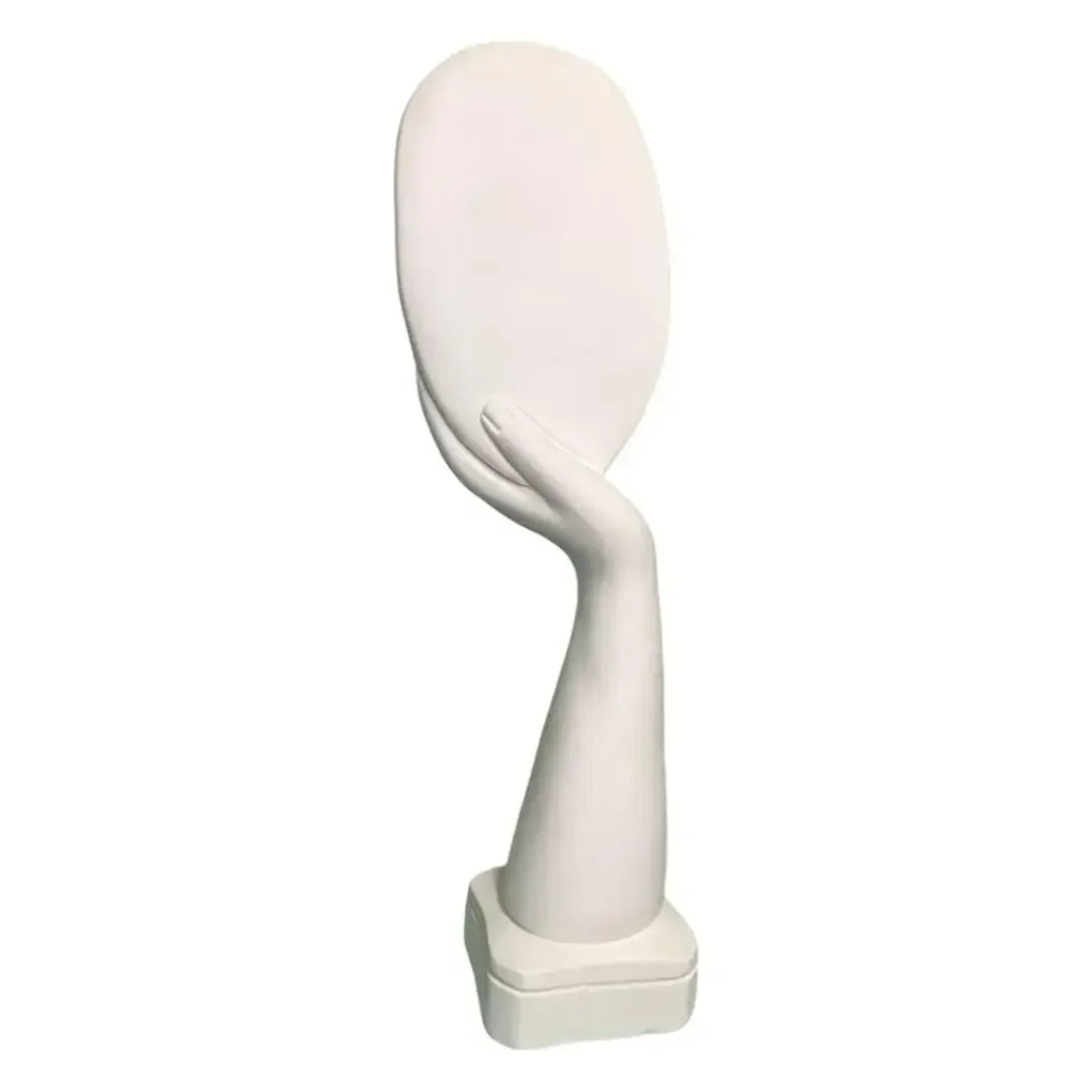 Escultura Decorativa Mão na Face