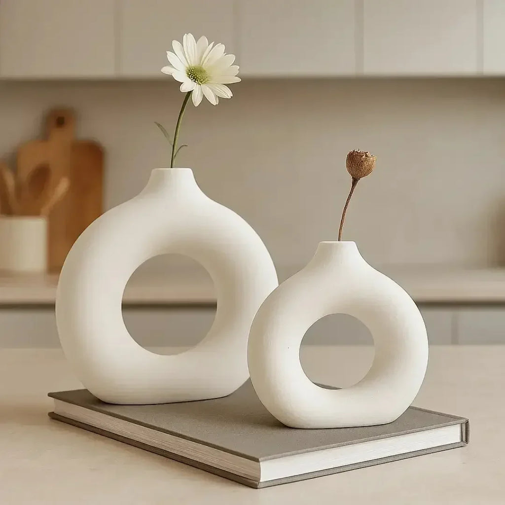 Kit 2 Vasos Redondos Donut