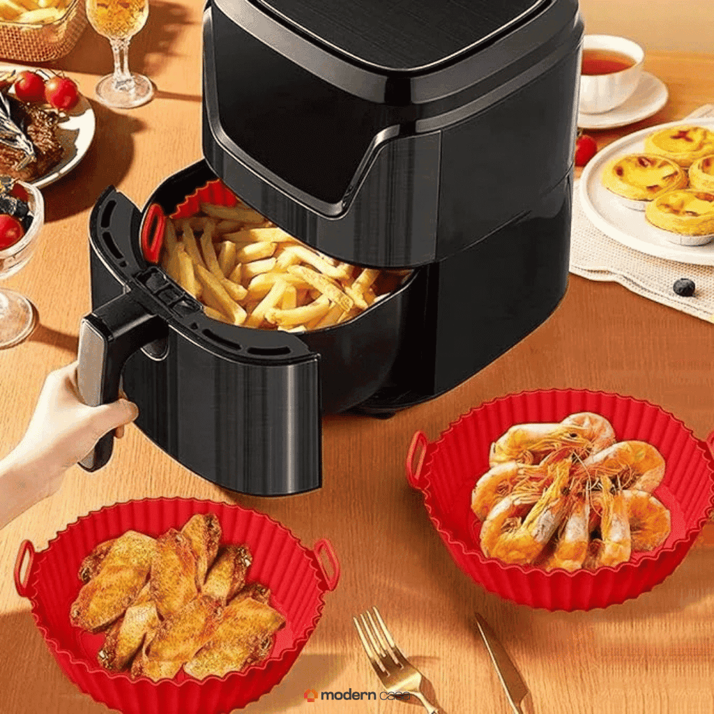 Kit 6 Formas Airfryer Silicone Antiaderente