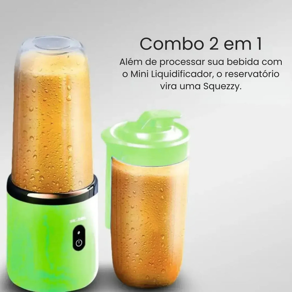 Mini Liquidificador Portátil Recarregável com Copo Extra