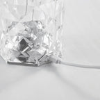 Luminária Cristal de Mesa LED com Controle Remoto