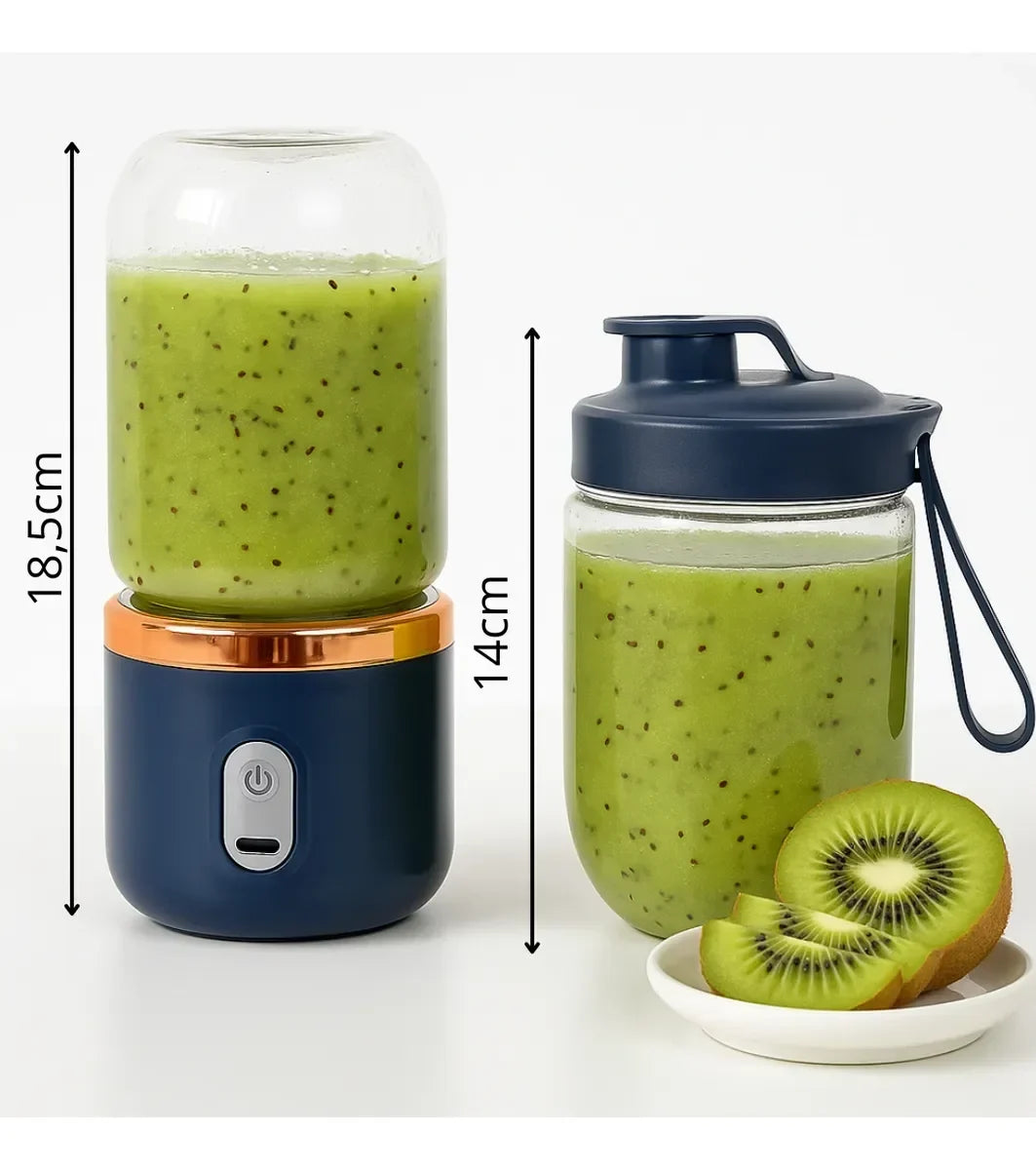Mini Liquidificador Portátil Recarregável com Copo Extra