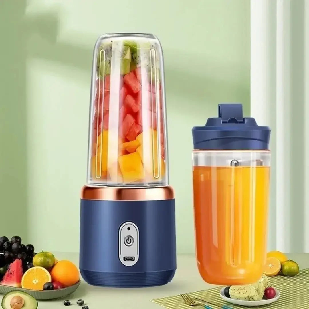 Mini Liquidificador Portátil Recarregável com Copo Extra