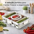 Organizador Hermético com 4 Divisórias