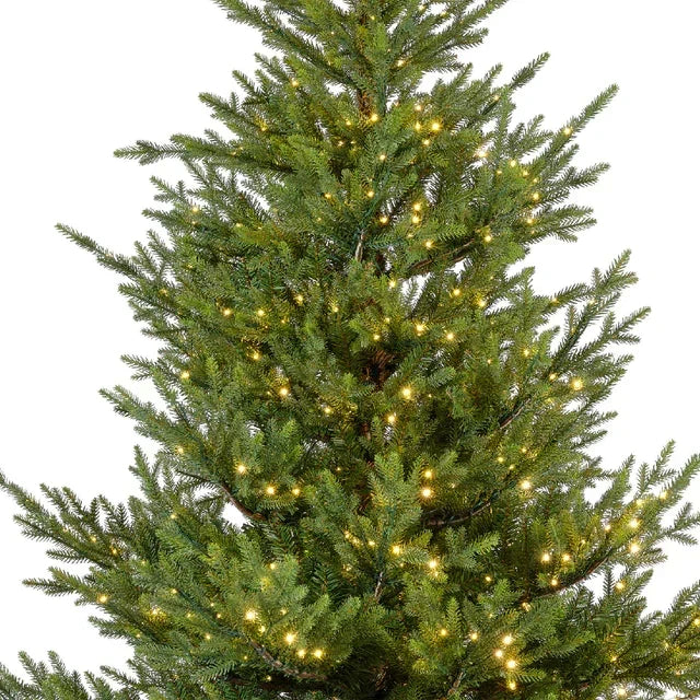 Árvore de Natal 2,10m de Altura - 1.286 Galhos - com luzes LED