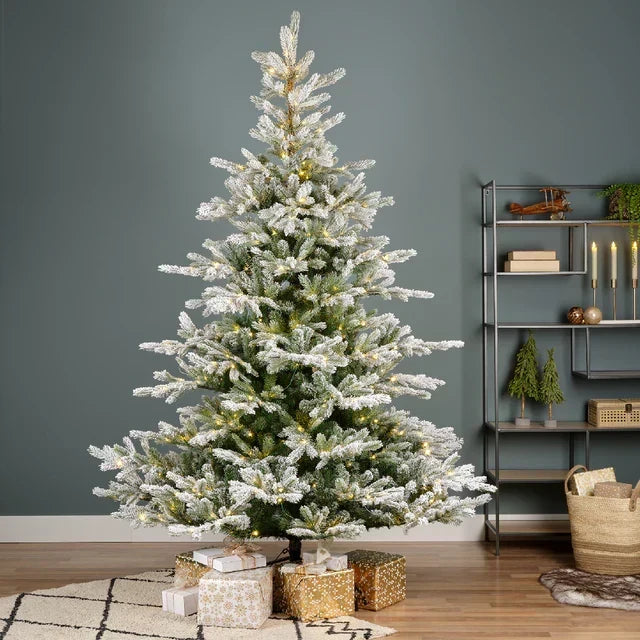 Árvore de Natal Nevada 1,80m de Altura - 1.326 Galhos - Micro LED