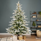 Árvore de Natal Nevada 1,80m de Altura - 1.326 Galhos - Micro LED